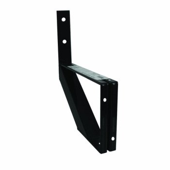 Pylex 13901 Stair Riser, 15 in H, 40 mm L, 40 mm W, Steel, Black, Baked Powder-Coated