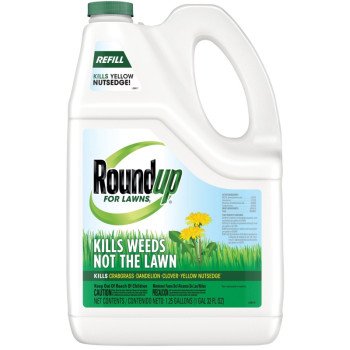 Roundup 4375010 Lawn Weed Killer, Liquid, 1.25 gal Bottle