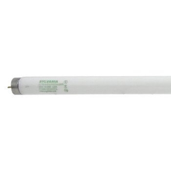 Sylvania 22179 Fluorescent Bulb, 28 W, T8 Lamp, Medium G13 Lamp Base, 2590 Lumens, 4100 K Color Temp, Daylight Light