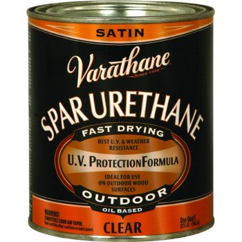 Rust-Oleum 242183H Outdoor Clear Oil Paint, Liquid, Clear, 1 qt, Can