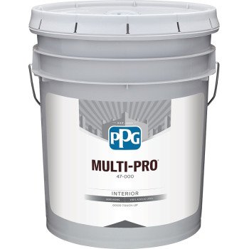 PPG MULTI-PRO 47-187/05 Interior Paint, Flat Sheen, Whiskers, 5 gal