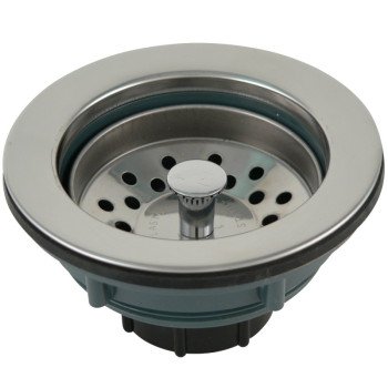 Plumb Pak PP20665 Basket Strainer, Plastic, For: 3-1/2 in Dia Opening Kitchen Sink