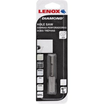 Lenox 12110 Hole Saw, 1/2 in Dia, 1-1/8 in D Cutting, Diamond Cutting Edge