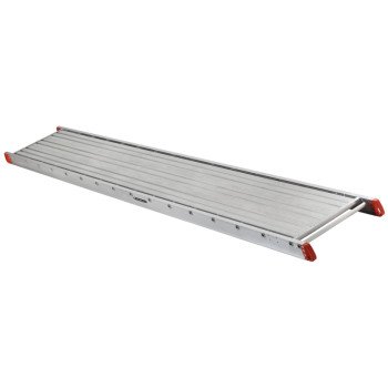 Louisville P Series P11216 Scaffold Plank, 250 lb Weight Capacity, 16 ft L, 12 in W, Aluminum