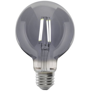 Feit Electric G25/SMK/VG/LED Filament LED Bulb, Globe, G25 Lamp, 25 W Equivalent, E26 Lamp Base, Dimmable, Smoke