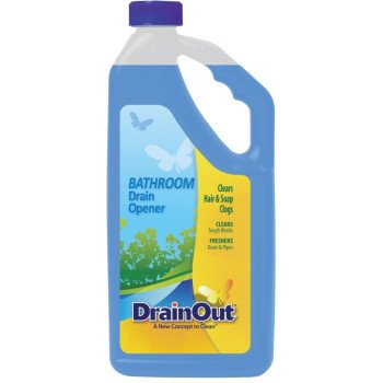 Drain OUT DOB0632N Drain Opener, Liquid, Blue, Citrus, 32 oz, Bottle