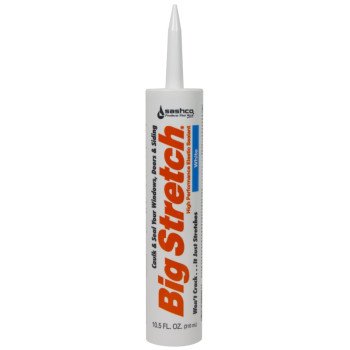 Sashco 10016 Caulk, White,-30 to 250 deg F, 10.5 oz, Cartridge