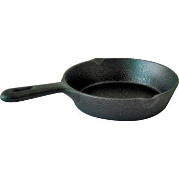 Lodge L3SK3 Seasoned Skillet, 6-1/2 in Dia, Iron, Black