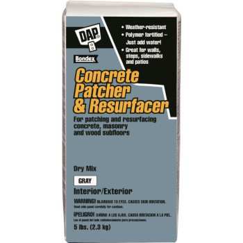 DAP Bondex 10466 Concrete Patcher and Resurfacer, Gray, 5 lb