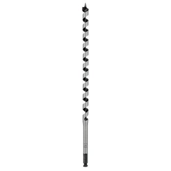 Irwin 3043008 Auger Drill Bit, 11/16 in Dia, 17 in OAL, Twist Flute, 1-Flute, 7/16 in Dia Shank