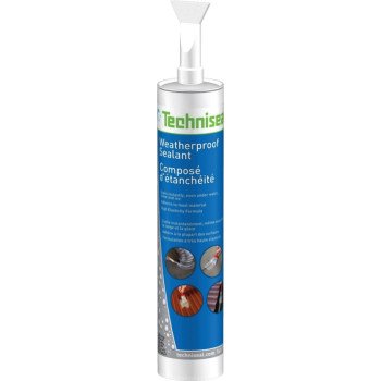 Techniseal 140-701 Weatherproof Sealant, Clear, 300 mL Tube