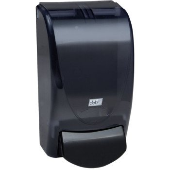 North American Paper 91106 Soap Dispenser, 1 L, ABS, Transparent Black