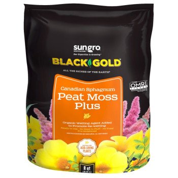 sun gro Sunshine 1410403 8 QT P Peat Moss, 8 qt Bag