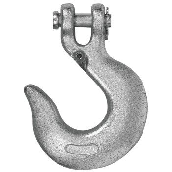 Campbell T9700524 Clevis Slip Hook with Latch, 5/16 in, 3900 lb Working Load, 43 Grade, Steel, Zinc