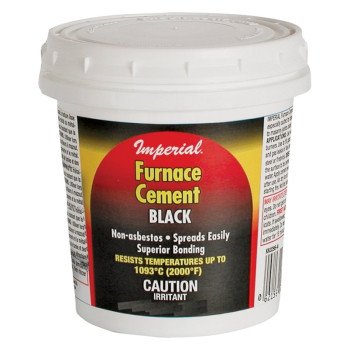 Imperial KK0304 Furnace Cement, Black, 32 oz