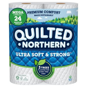 Quilted Northern 94429 Bathroom Tissue, 2-Ply, Paper