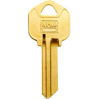 Hy-Ko 21200KW1BR Key Blank, Brass, For: Kwikset Cabinet, House Locks and Padlocks