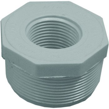 IPEX 435711 Reducing Bushing, 2 x 1 in, MPT x FPT, White, SCH 40 Schedule, 150 psi Pressure