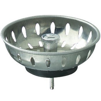 Plumb Pak PP22022 Basket Strainer, Stainless Steel, For: Sink