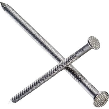 Simpson Strong-Tie S16PTD5 Deck Nail, 16D, 3-1/2 in L, 304 Stainless Steel, Bright, Full Round Head, Annular Ring Shank