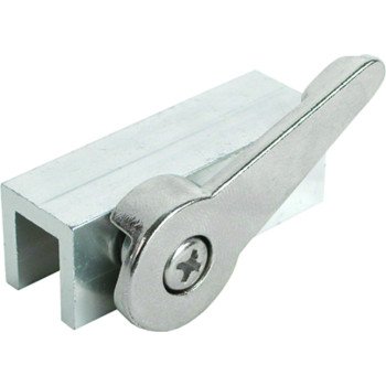 Defender Security U 9824 Sliding Window Lock, 1-3/4 in L x 11/32 in W x 5/8 in D Dimensions, Aluminum