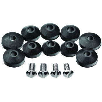 Danco 80789 Faucet Washer Assortment, 5/8 in Dia, Rubber, For: Quick-Opening Style Faucets