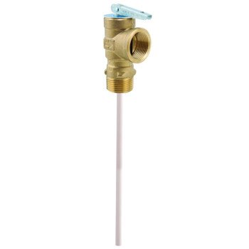 Watts 100XL-8-125 Relief Valve, 3/4 in, MNPT x FNPT, Brass Body