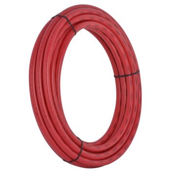 SharkBite U870R100 Pipe, 100 ft L, PEX-B, Polyethylene, Red