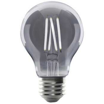 Feit Electric AT19/SMK/VG/LED LED Bulb, Decorative, A19 Lamp, 25 W Equivalent, E26 Lamp Base, Dimmable, Smoke