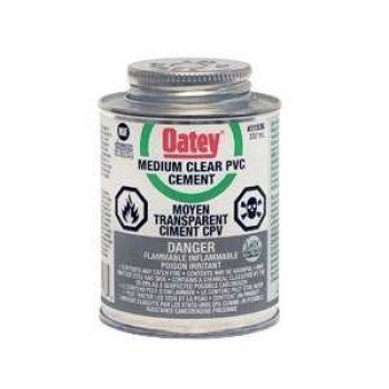 Oatey 48918/31536 Pipe Cement, 237 mL, Liquid, Clear