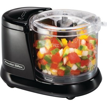 Proctor Silex 72507 Food Chopper, 1.5 Cups Capacity, Black