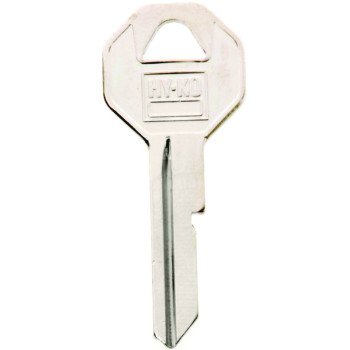 Hy-Ko 11010B10 Key Blank, Brass, Nickel