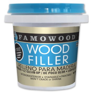 Famowood 40042112 Wood Filler, Paste, Cherry/Dark Mahogany, 0.25 pt