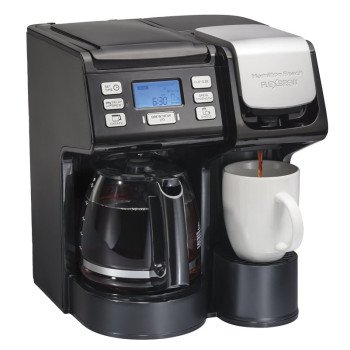 Hamilton Beach 49902 Coffee Maker, 56 oz Capacity, Black/Chrome