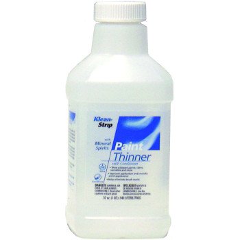 Klean Strip QKPT943 Paint Thinner, Liquid, Free, Clear, Water White, 1 qt, Can