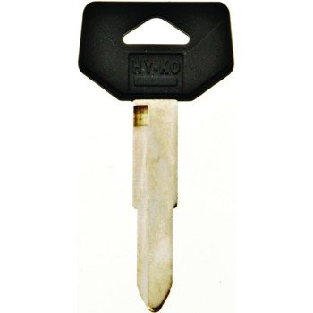 Hy-Ko 12005TR33 Automotive Key Blank, Brass/Plastic, Nickel, For: Toyota Vehicle Locks