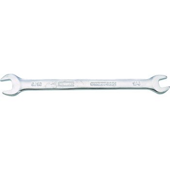 DEWALT DWMT75221OSP Open End Wrench, SAE, 1/4 x 5/16 in Head, 4-27/32 in L, Polished Chrome