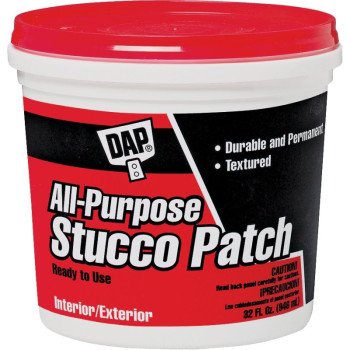 DAP 60590 Stucco Patch, Gray, 1 gal Tub