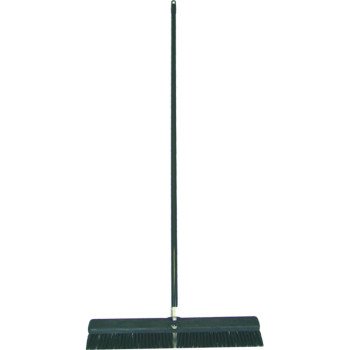 Birdwell 4027-4 Contractor Push Broom, 3 in L Trim, Polystyrene Bristle