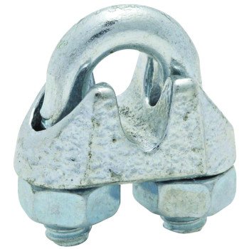 National Hardware 3230BC Series N248-286 Wire Cable Clamp, 3/16 in Dia Cable, Malleable Iron, Zinc