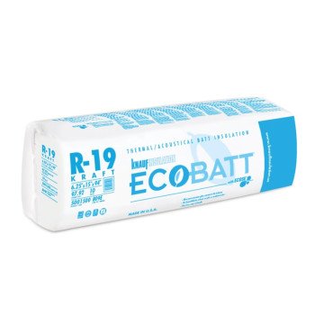 Knauf Insulation B09E R19K Building Insulation, 94 in L, 15 in W, Fiberglass