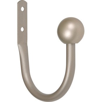 Kenney KN74981 Curtain Holdback, Metal, Antique Pewter