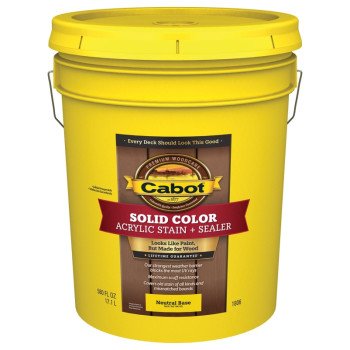 Cabot 1800 Series 140.0001806.008 Decking Stain, 5 gal