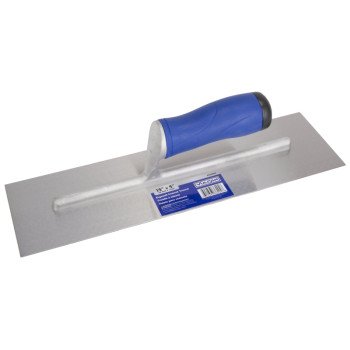 Vulcan 36204 Cement Trowel, 14 in L Blade, 4 in W Blade, Right Angle End, Ergonomic Handle, Plastic Handle