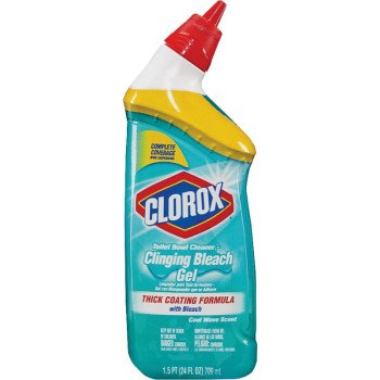 Clorox 30620 Clinging Bleach, Gel, Liquid, Bleach, Floral, Herbal, Clear/Green