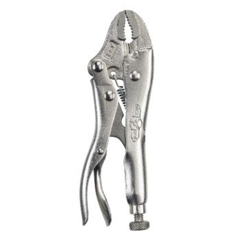 Irwin Original Series 1002L3 Locking Plier, 4 in OAL, 15/16 in Jaw Opening, Plain-Grip Handle, 1/4 in W Jaw