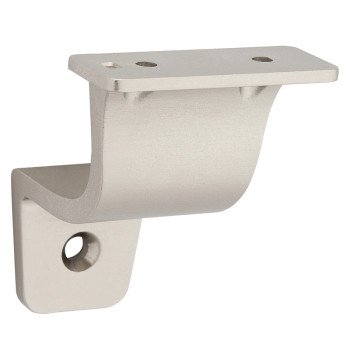 National Hardware Cooper N830-520 Handrail Bracket, 200 lb, Zinc, Satin Nickel