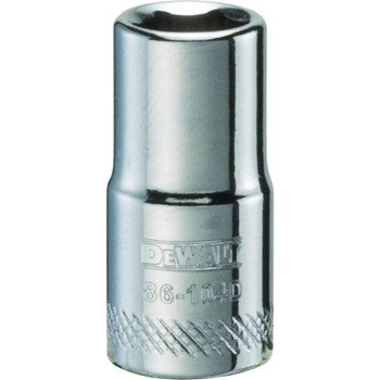 DEWALT DWMT86104OSP Hand Socket, 7 mm Socket, 1/4 in Drive, 6-Point, Vanadium Steel, Polished Chrome