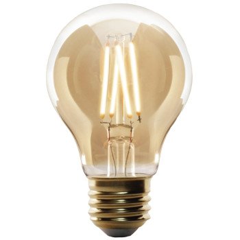 Feit Electric AT19/VG/LED LED Bulb, Decorative, A19 Lamp, 25 W Equivalent, E26 Lamp Base, Dimmable, Amber