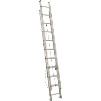 Werner D1340-2 Extension Ladder, 37 ft H Reach, 250 lb, Aluminum